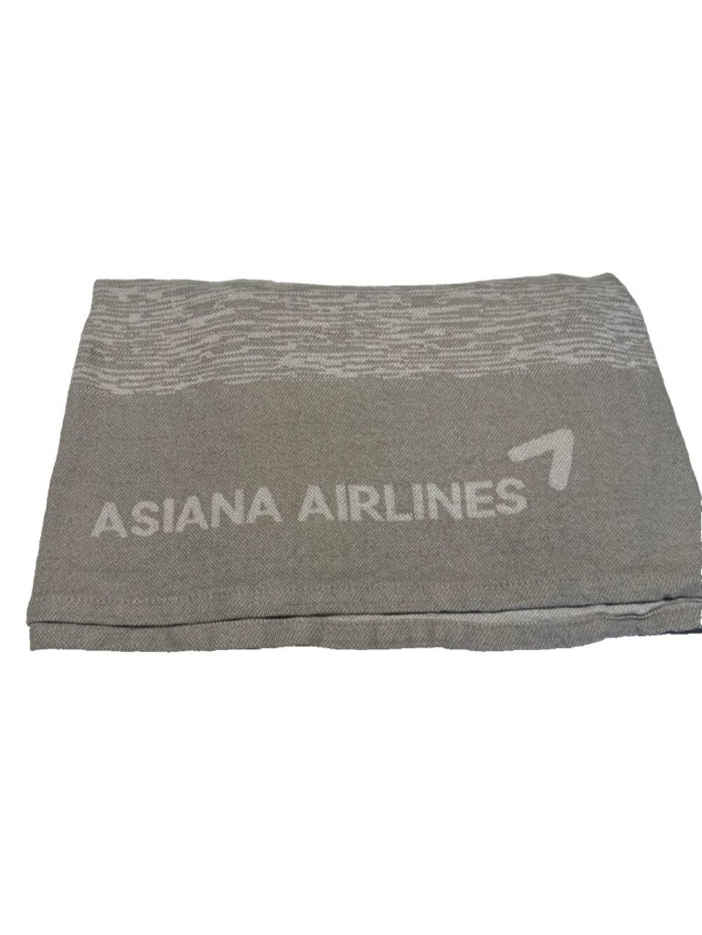ASIANA AIRLINES Woven Cabin Blanket Travel Throw